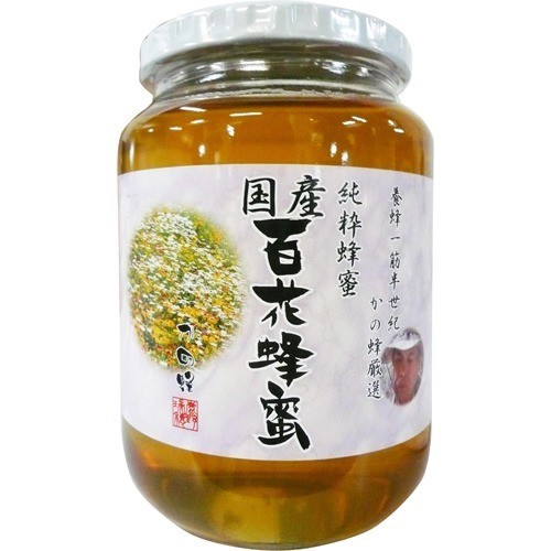 かの蜂 国産 百花蜂蜜 1000g×1個の商品画像