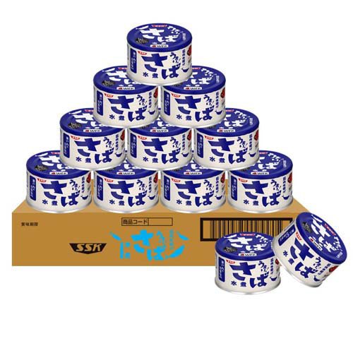 清水食品 うまい！ さば水煮 150g×12缶の商品画像