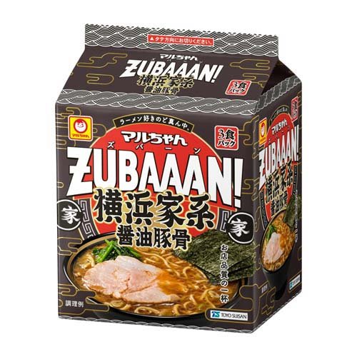 東洋水産 マルちゃんZUBAAAN！ 旨コク濃厚味噌 3食パック （126g×3）×9