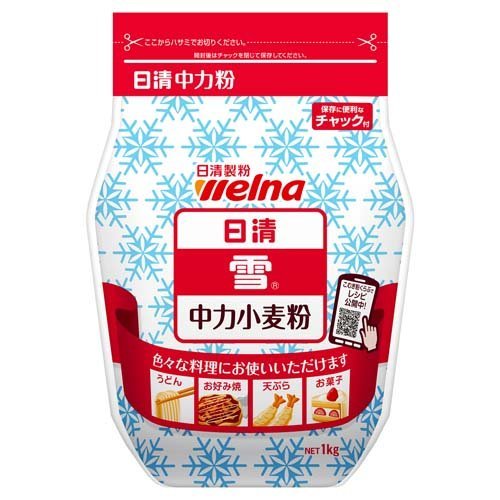 日清製粉ウェルナ 雪 チャック付 1kg×1個の商品画像