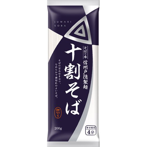 日清製粉ウェルナ そばの香 信州戸隠製麺 十割そば 200g×1個の商品画像