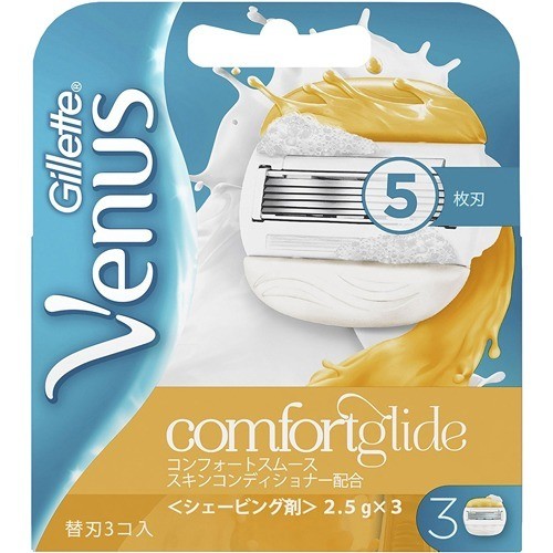 ji let venus comfort smooth s gold conditioner combination razor ( 3ko go in )/ji let venus (Gillette Venus)