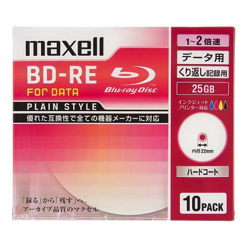 mak cell данные для Blue-ray диск BD-RE PLAIN STYLE BE25PPLWPA.10S ( 10 листов входит )