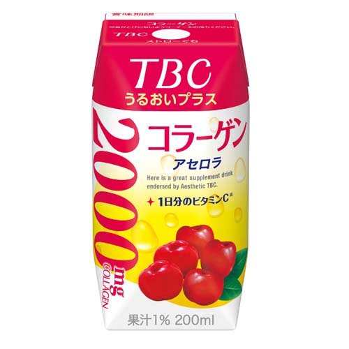 森永乳業 TBC コラーゲン アセロラ プリズマパック 200ml×24 TBCドリンク フルーツジュースの商品画像