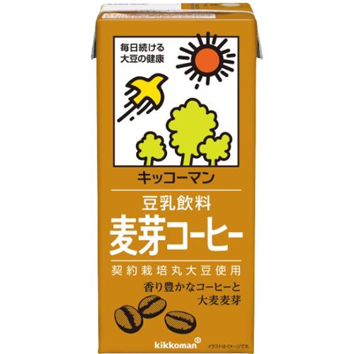 kikkoman キッコーマン 豆乳飲料 麦芽コーヒー 1000ml 紙パック × 6本 キッコーマン ソフトドリンク 豆乳、豆乳飲料の商品画像