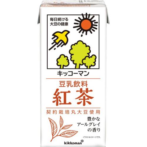 kikkoman キッコーマン 豆乳飲料 紅茶 1000ml 紙パック × 6本 キッコーマン ソフトドリンク 豆乳、豆乳飲料の商品画像