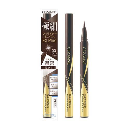 セザンヌ 極細アイライナーEXプラス（00 ブラウンブラック）の商品画像