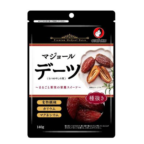 オタフク デーツなつめやしの実 種抜き 140g×1個の商品画像