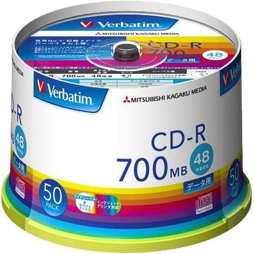 データ用CD-R 48倍速 50枚 SR80FP50V1の商品画像