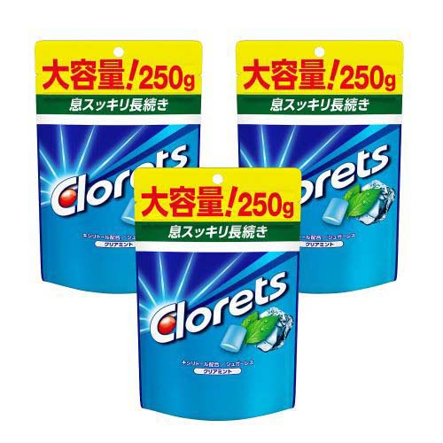 Clorets クロレッツ XP シャープミント スタンドパウチ 粒 250g×6袋