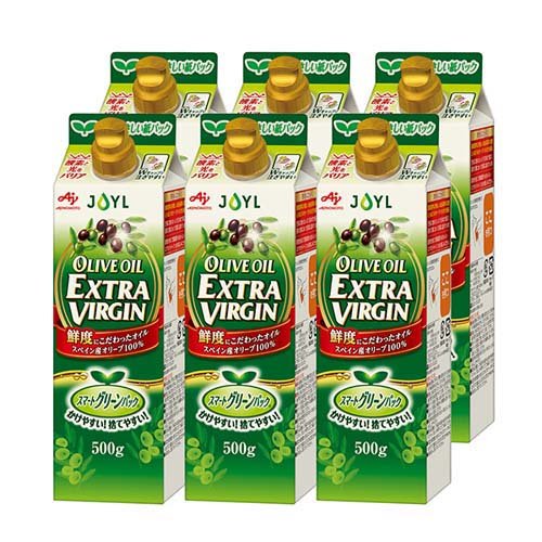 JOYL AJINOMOTO オリーブオイルエクストラバージン スマートグリーンパック 500g×6 オリーブオイルの商品画像