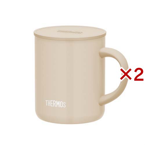 THERMOS THERMOS 真空断熱マグカップ 350ml JDG-352C （ベージュ（BE）） 【2個】 マグカップの商品画像