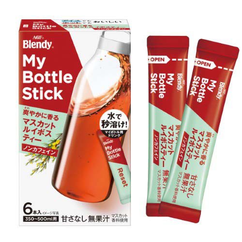 味の素AGF ブレンディ マイボトルスティック 爽やかに香るマスカットルイボスティー 6本 ×3セットの商品画像