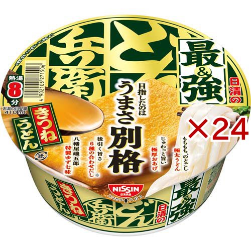 日清食品 日清の最強どん兵衛 きつねうどん 93g×12個 日清のどん兵衛