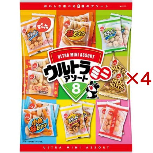 でん六 でん六 ウルトラミニアソート 8 320g×4個 豆菓子の商品画像