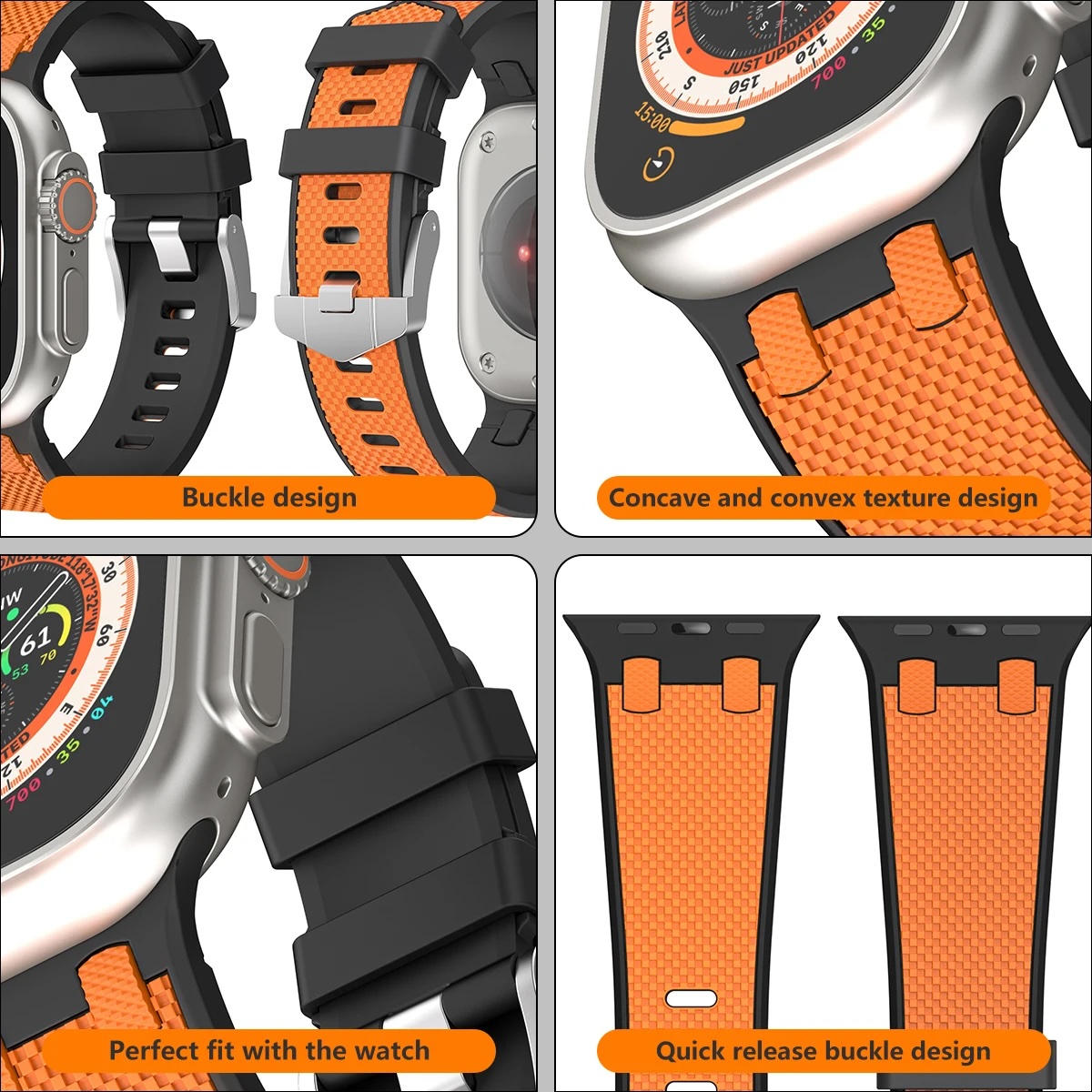  Apple часы частота apple watch силикон ремень 49mm 45mm 44mm 46mm Apple часы 10 se