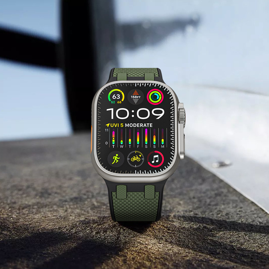  Apple часы частота apple watch силикон ремень 49mm 45mm 44mm 46mm Apple часы 10 se