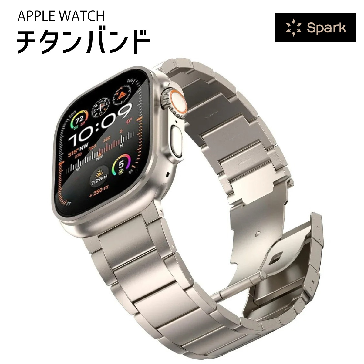 Apple часы частота apple watch ремень titanium титан 44mm 45mm 49mm 40mm 41mm Ultra 