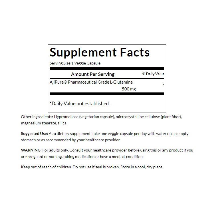 s one sonL- glutamine 500mg 60 bead beji Capsule Swanson L-Glutamine Featuring AjiPure supplement amino acid health support nutrition .. body ...