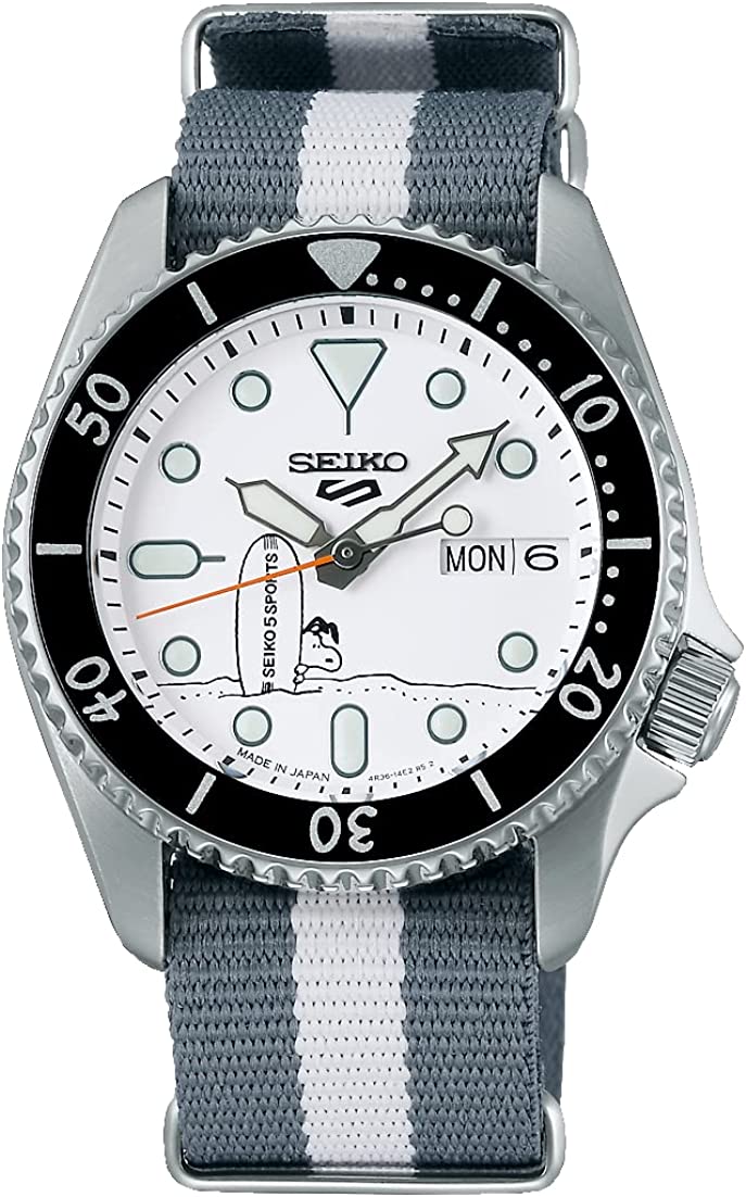 【おまけベルト付き】 セイコー SEIKO Seiko 5 Sports (2019) SKX Sense Style 男女兼用 腕時計 ホワイト SBSA233 メンズウォッチの商品画像