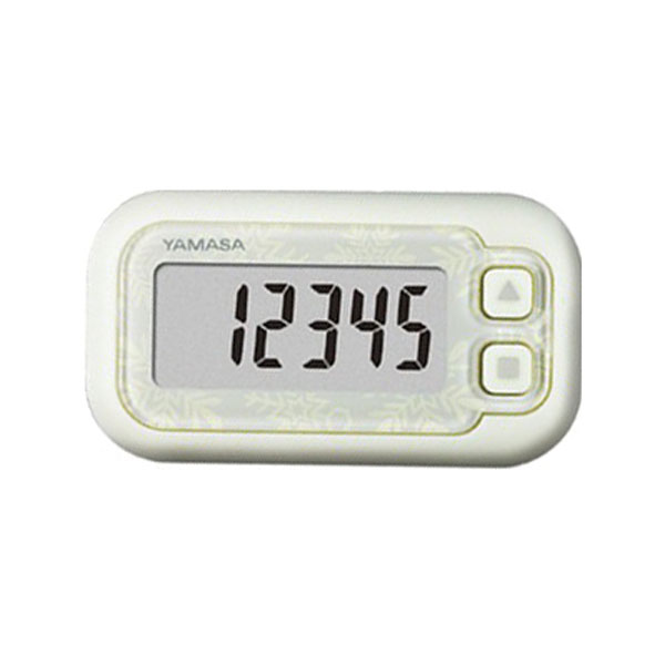山佐時計計器 ポケット万歩 らくらくまんぽ EX-200（スノーホワイト）× 1個の商品画像