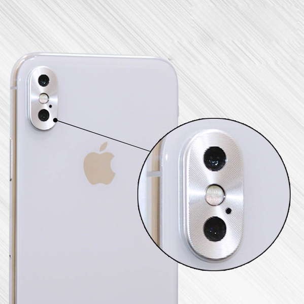 iphoneX カメラ保護 スマホアクセサリー Camera Hole Deco カメラ メタル 保護 デコ