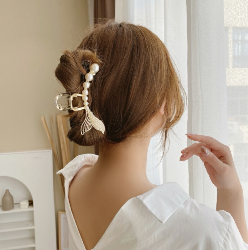 バンスクリップ ヘアクリップ 髪留め 3個セットヘアアクセサリー 103