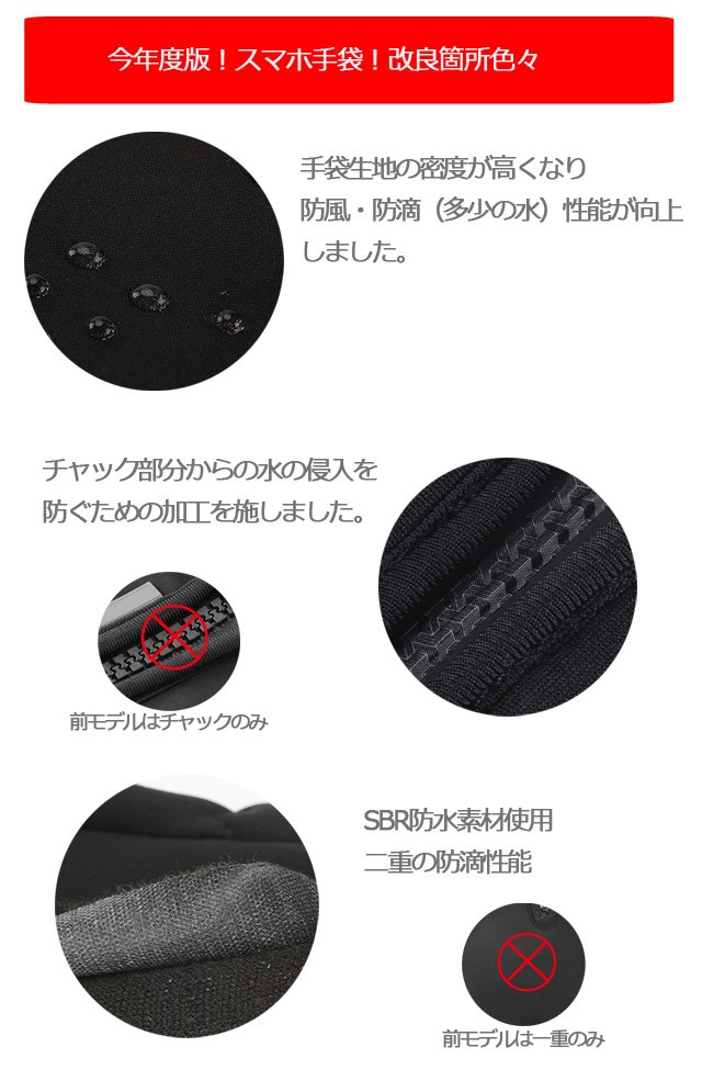 発熱 保温 手袋 防寒 あったか手袋 暖かい 着けたままスマホができる!!保温・保湿・防風でしっかり「手」を守る!!