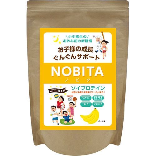 NOBITA NOBITA ソイプロテイン バナナ味 600g ソイプロテインの商品画像