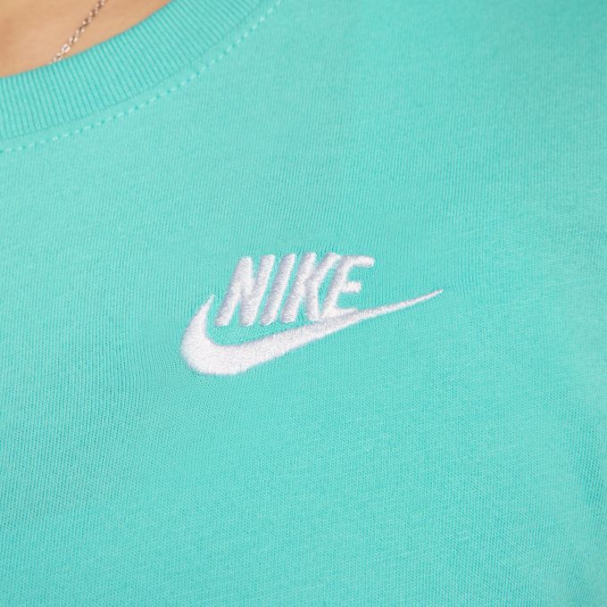  Nike NIKE женский спорт одежда tops короткий рукав NSW Club S/S футболка DX7903 300 [2024FW]