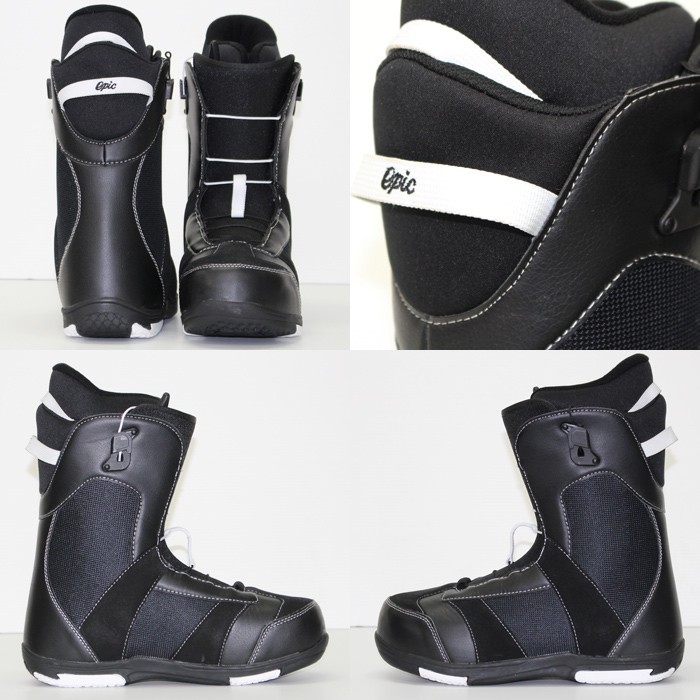  outlet with translation price cut snowboard boots e pick EPIC SNOWBOARD BOOTS Black White