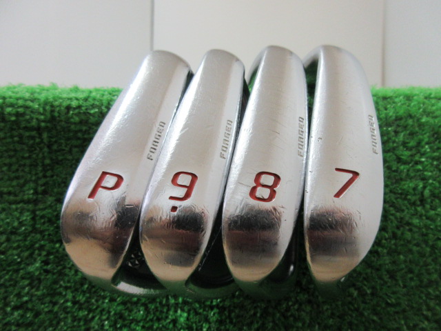  женский Bridgestone Tour Stage ViQ forged man da Lynn orange железный комплект 4шт.@#7-Pw Tour AD AD-50(R)