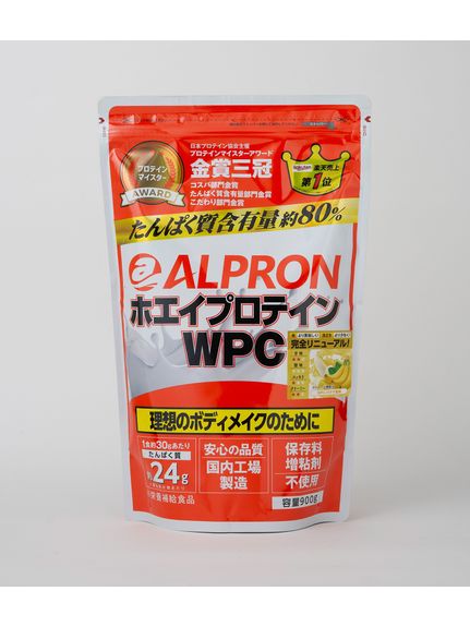 アルプロン アルプロンシリーズ WPCホエイプロテイン バナナ風味 900g × 1袋 アルプロンシリーズ ホエイプロテインの商品画像