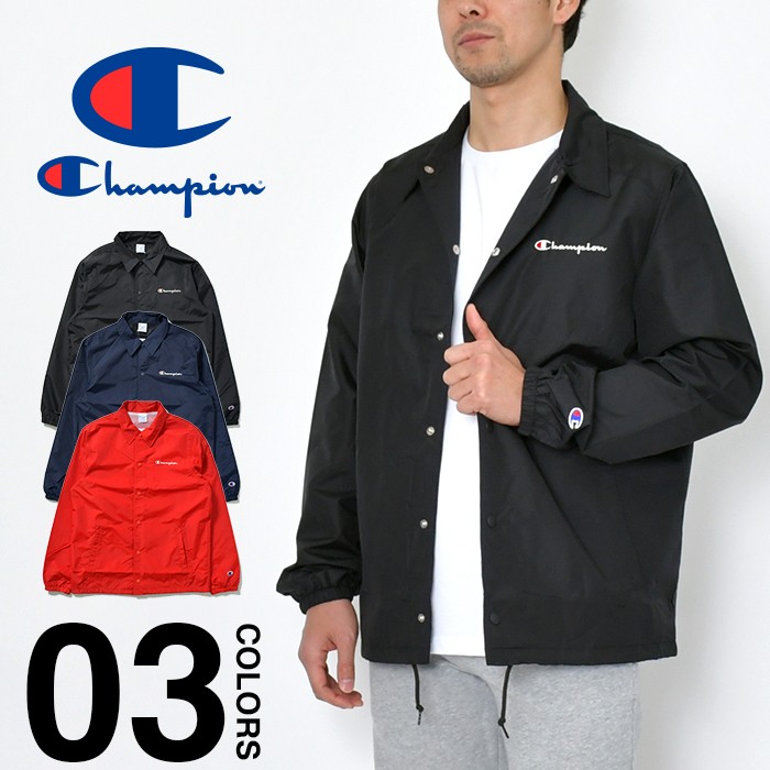 チャンピオン ジャケット コーチジャケット Champion ナイロンジャケット メンズ レディース ウィンドブレーカー 大きいサイズ ビッグシルエット C3 R601 Jk Cp C3 R601 スポットチェックヤフー店 通販 Yahoo ショッピング