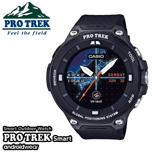 カシオ Pro Trek Smart Wsd F ブラック Wsd F Bk スマートウォッチ本体 最安値 価格比較 Yahoo ショッピング 口コミ 評判からも探せる