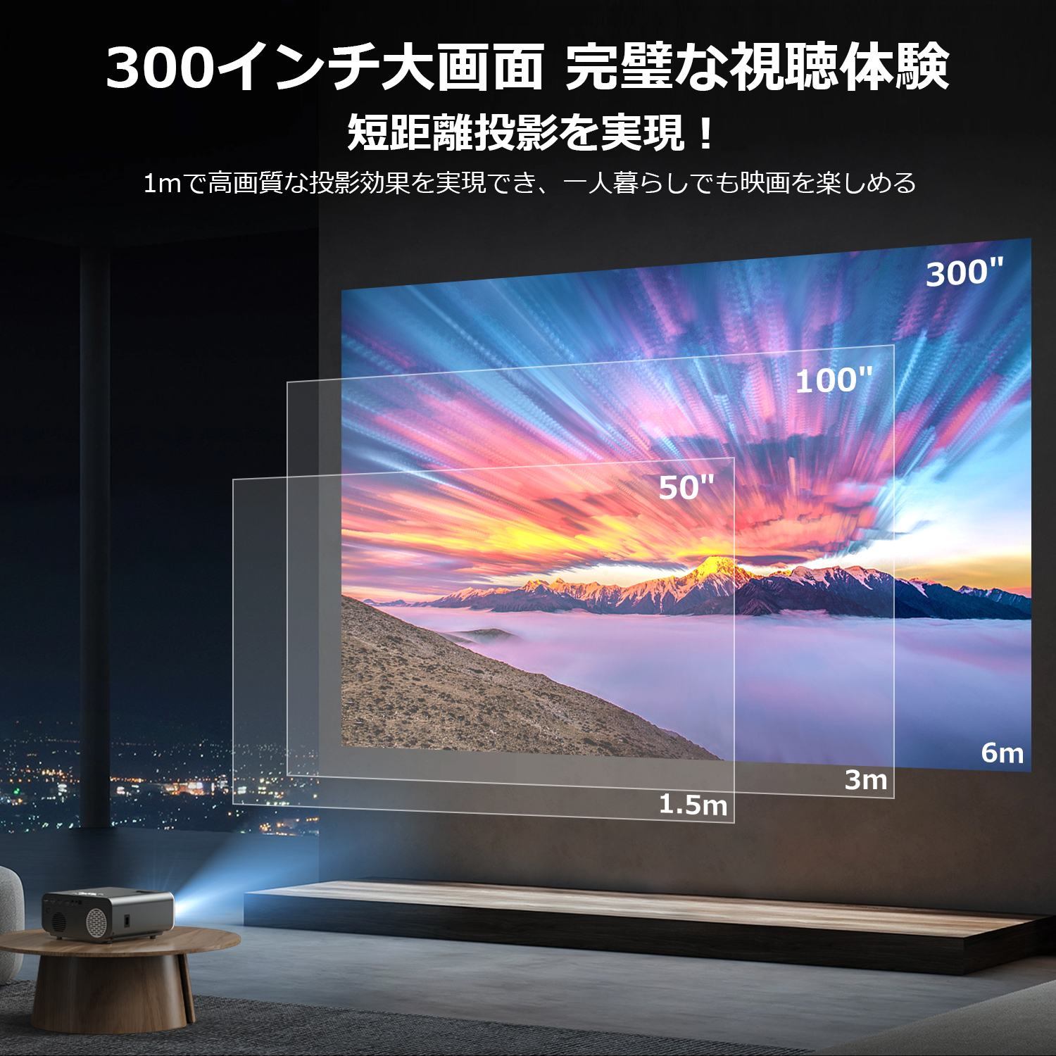  Mini штатив есть *ASUTAS проектор маленький размер 20000lm 5GWIFI 4K 1080P разрешение Bluetooth5.2 шт. форма корректировка zoom функция потолок .. для бытового использования 300" большой экран HIFI динамик низкий задержка 