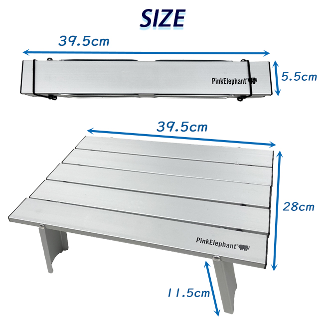  стол aluminium roll Mini стол пакет имеется розовый Elephant отдых бассейн уличный кемпинг PEC101 alumirolltable