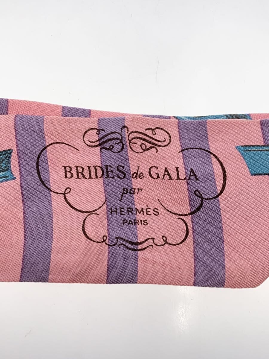 HERMES*TWILLY/Brides de Gala Applique/ шелк / розовый / общий рисунок / женский 