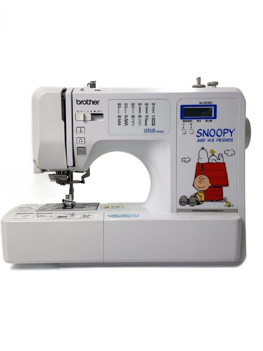 【美品】ブラザー 100SN CPV7201 SNOOPY スヌーピー ミシン ブラザー工業 コンピューターミシン SENSIA 100SN（センシア 100SN