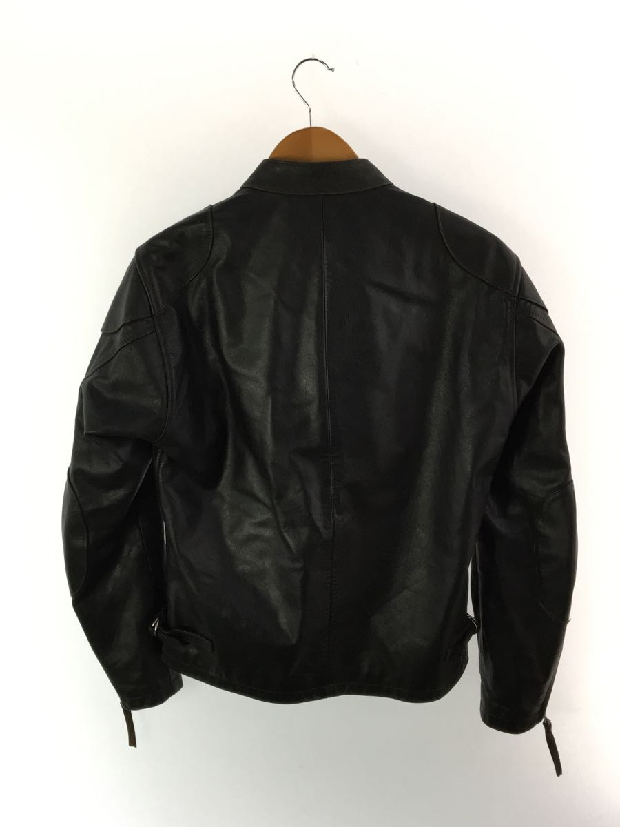 KADOYA* single rider's jacket /M/ cow leather /BLK/ plain 