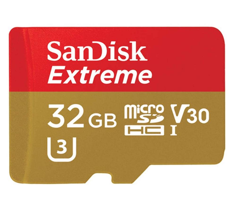 SanDisk Extreme PLUS SDSQXWG-032G-GN6MA （32GB） MicroSDメモリーカードの商品画像