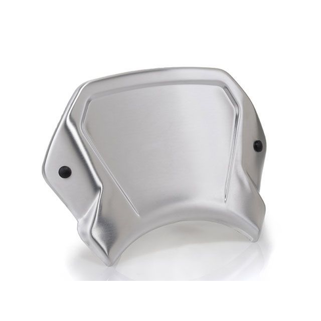  regular goods |Puig all-purpose cowl * aero front panel ( aluminium )/( silver ) Poo-chi bike 