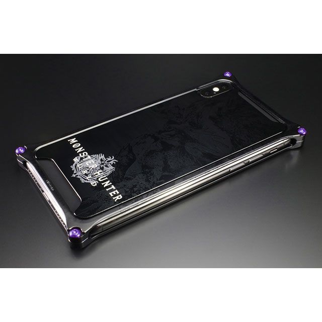 GILD design MONSTER HUNTER: WORLD Solidbumper for iPhone X ネルギガンテ ブラック GI-MON-7 42623 iPhone用ケースの商品画像