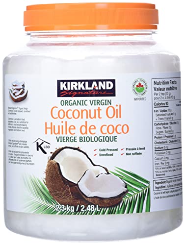 KIRKLAND signature カークランド オーガニック ココナッツオイル 2269g 瓶 ココナッツオイルの商品画像