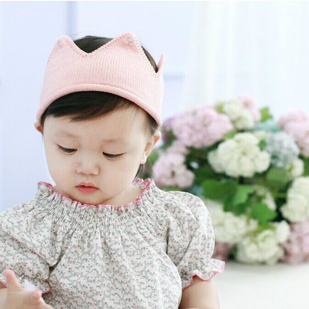  baby вязаный Crown .. память фотосъемка день рождения день рождения церемония свадьба .. три ... свадьба младенец розовый .he адрес бесплатная доставка 