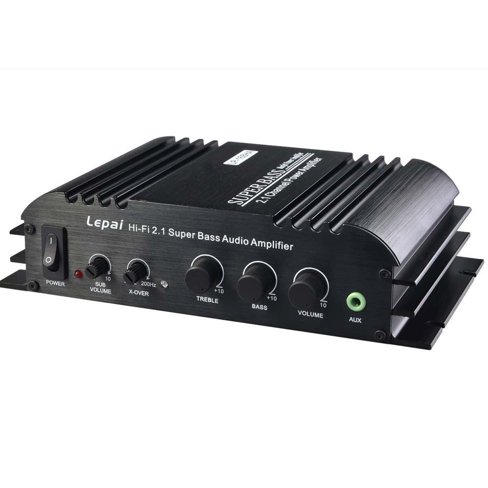 PolarLander Hi-Fi 2.1 super base audio amplifier 168s subwoofer power amplifier motorcycle Car Audio amplifier 