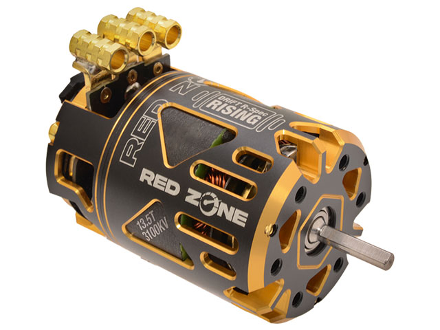 RED ZONE XZ-135DR 中古美品 ハイテック ドリフト R-スペック ライジング ブラシレスモーター RED