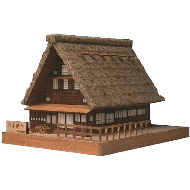 合掌造り [ミニ建築シリーズ No1］ （木製模型） 建物 - 最安値・価格