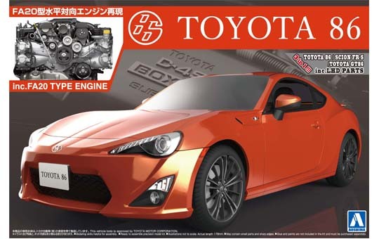 アオシマ トヨタ 86 1/24スケール 1/24 トヨタ ZN6 TOYOTA86 '16