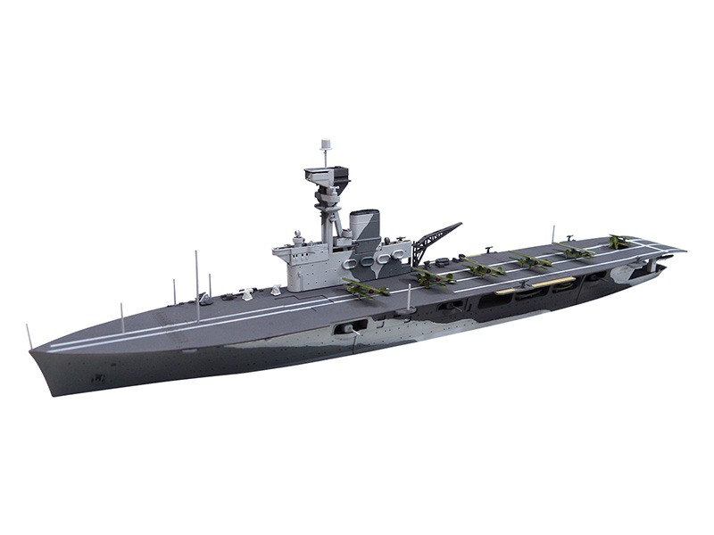 イギリス海軍 航空母艦 HMS ハーミーズ インド洋セイロン沖海戦 （1/700スケール ウォーターライン No.716 051030）